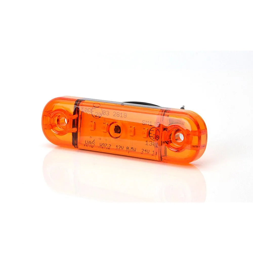 Lampa gabarit led 711 w97.2, 12v-24v, pozitie portocaliu was