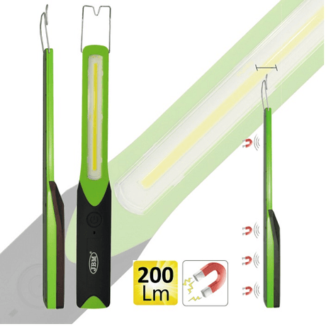 Lampa portabila slim led c.o.b. cu baterie reincarcabila jbm