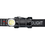 Lanterna frontala pni adventure f75, led 6w, 600 lm, cu acumulator si incarcator magnetic, suport pentru cap