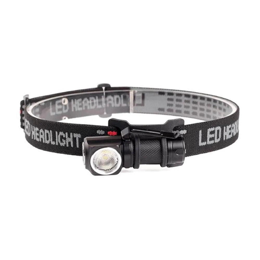 Lanterna frontala pni adventure f75, led 6w, 600 lm, cu acumulator si incarcator magnetic, suport pentru cap