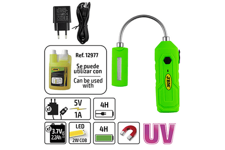 Lanterna portabila led - uv cu baza magnetica jbm