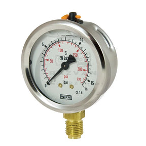 Manometru 16 bar Ø63mm - 1/4