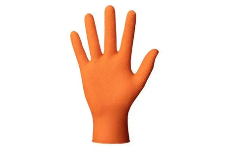 manusi-din-nitril-culoare-orange-structura-diamantata-xl-set-50buc-1