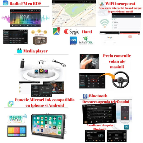 navigatie-auto-android-8-1-cu-display-9-inch-2gb-ram-compatibil-cu-vw-passat-golf-touran-tiguan-jetta-wifi-hotspot-6