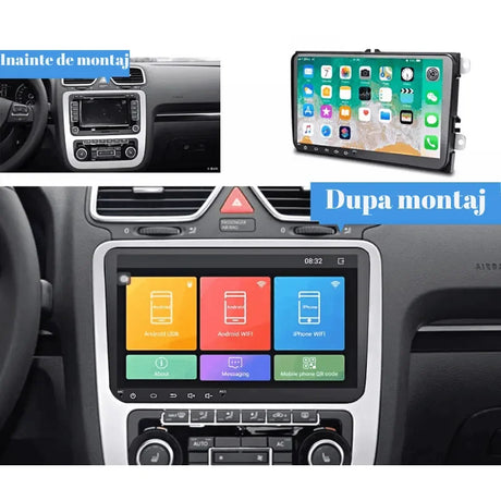navigatie-auto-android-8-1-cu-display-9-inch-2gb-ram-compatibil-cu-vw-passat-golf-touran-tiguan-jetta-wifi-hotspot-7
