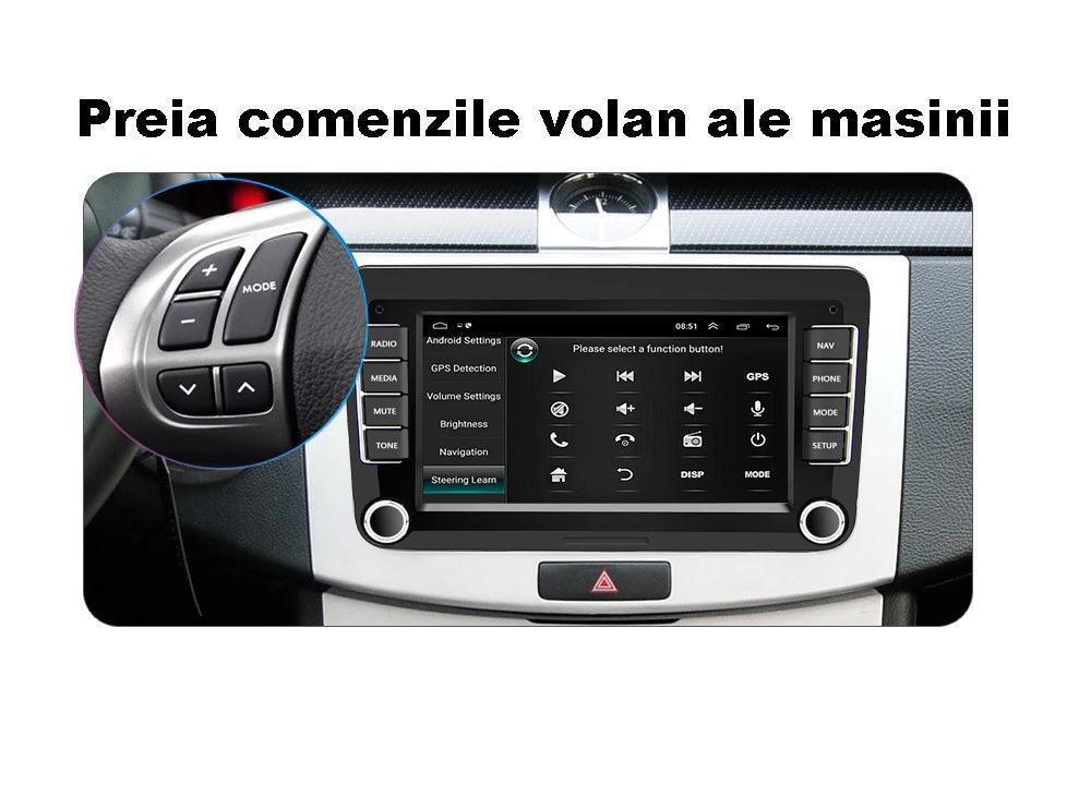 Navigatie auto Android 8.1 display 7” inch 2gb VW Passat Golf Touran