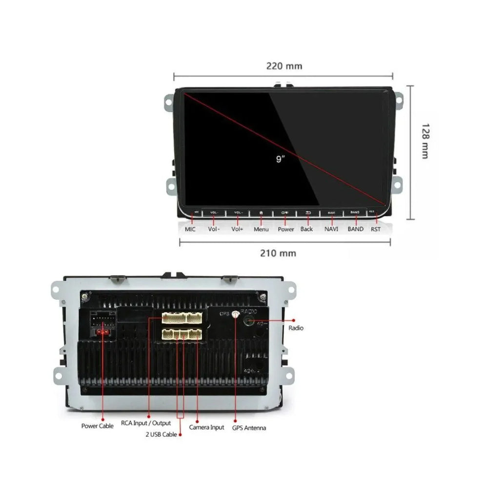 navigatie-auto-android-8-1-display-9-inch-1gb-ram-vw-passat-golf-wifi-4
