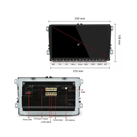 navigatie-auto-android-8-1-display-9-inch-1gb-ram-vw-passat-golf-wifi-4