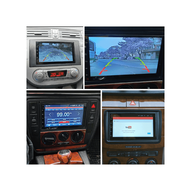 Navigatie auto cu android 9.0 7” Inch 2din 1gb ram waze wifi gps hotspot bluetooth mirrorlink