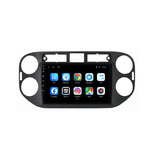 Navigatie auto cu android 9.0 display 9” Inch 2gb ram compatibila cu VW Tiguan Golf Plus waze wifi gps hotspot bluetooth mirrorlink