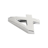 Ornament auto 3d. cifra 4. 26 mm. cromat