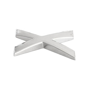 ornament-auto-3d-litera-x-26-mm-cromat-3