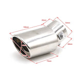 Ornament toba esapament curbat otel inoxidabil racordare 32-58mm