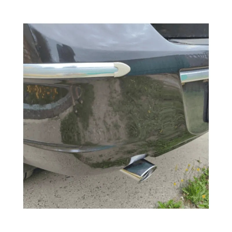 Ornament toba esapament drept otel inoxidabil argintiu 32-58mm