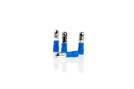 Papuc electric auto izolat albastru tip bila 4.0mm - set 10