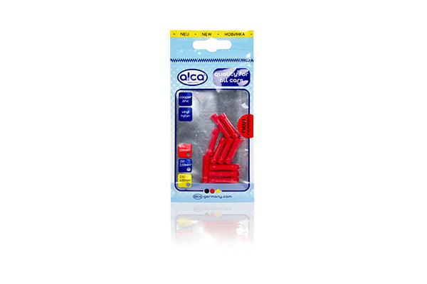 Papuc electric auto izolat rosu tip tubular 1.7mm - set 10