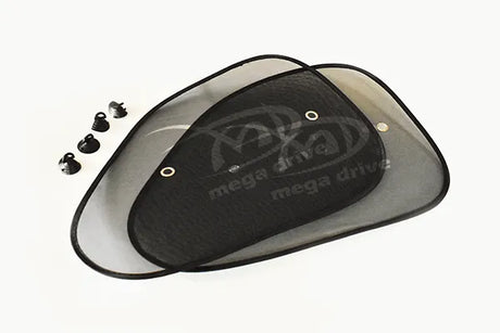 Parasolar lateral negru cu ventuze set 2buc (54x37cm)