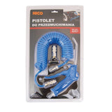 Pistol aer pentru curatarea cabinei albastru diametru 6mm hico