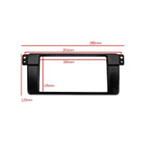 Rama adaptoare 2 din pentru BMW seria 3 E46 1998-2005 neagra