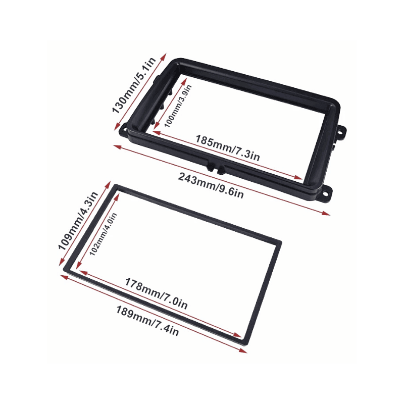 Rama adaptoare 2 din pentru VW Passat B6 B7 CC Touran Golf Plus Jetta