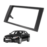 Rama adaptoare pentru radio dvd navigatie mp3 player 2 din compatibila cu Audi A4 2000 -2008 Seat Exeo culoare negru