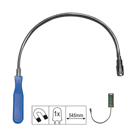 Recuperator flexibil cu magnet si led jbm