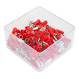 Set 100 papuci electrici terminali izolati rosii mama 6.3x0.8mm