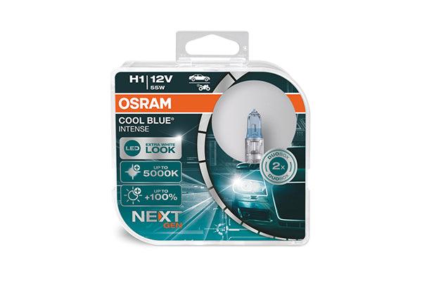 Set 2 becuri 12v h1 55 w cool blue intense nextgen osram