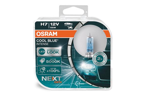 Set 2 becuri 12v h7 55 w cool blue intense nextgen osram