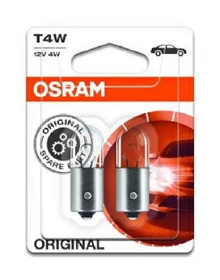 Set 2 becuri 12v t4w original blister osram
