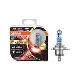 Set 2 becuri auto far halogen Osram H4 Night Breaker +200% 64193NB200