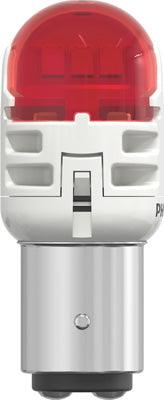 Set 2 becuri auxiliare cu led 12v p21/5w ultinon pro6000si red philips