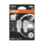 Set 2 becuri auxiliare cu led 12v (w16w) white 6000k bli osram