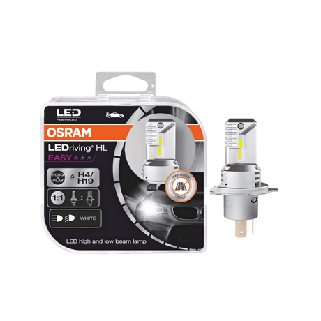 Set 2 becuri H4 Osram LEDdriving HL Easy 12V/24V 19W 6500K 64193DWESY-HCB