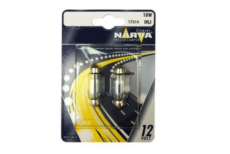 Set 2 becuri indicator 12v c10w narva