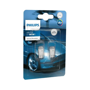 set-2-becuri-led-de-pozitie-auto-philips-ultinon-pro3000-si-6000k-alb-rece-w5w-t10-12v-11961u30cwb2-1