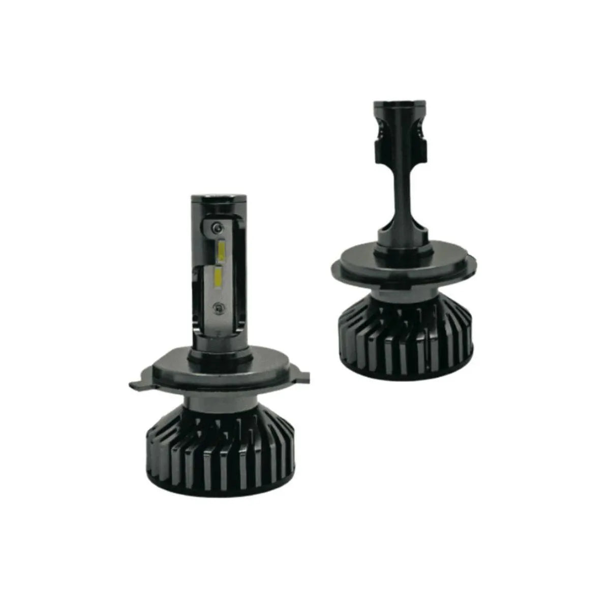 Set 2 becuri led H4 csp 20000lm 6000k alb ventilator
