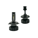 Set 2 becuri led H4 csp 20000lm 6000k alb ventilator