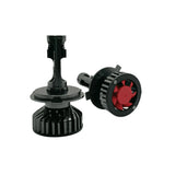 Set 2 becuri led H4 csp 20000lm 6000k alb ventilator