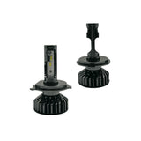 Set 2 becuri led H4 csp 20000lm 6000k alb ventilator si canbus