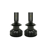 Set 2 becuri led H7 csp 26000lm 6000k alb-rece ventilator