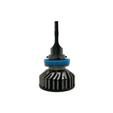 Set 2 becuri led H8 H9 H11 angel eyes csp 26000lm 6000k alb ventilator