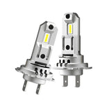 Set 2 becuri mini led H7 canbus 20000lm 6000k alb rece cu ventilator