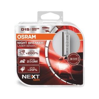 Set 2 becuri xenon 85v d1s xenarc night breaker laser nextgen osram