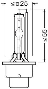 Set 2 becuri xenon 85v d2s xenarc night breaker laser nextgen osram