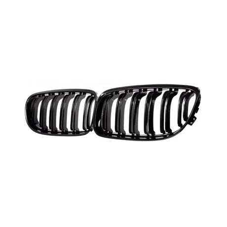 Set 2 grile capota pentru BMW seria 3 e90 e91 LCI (09-11) negru lucios