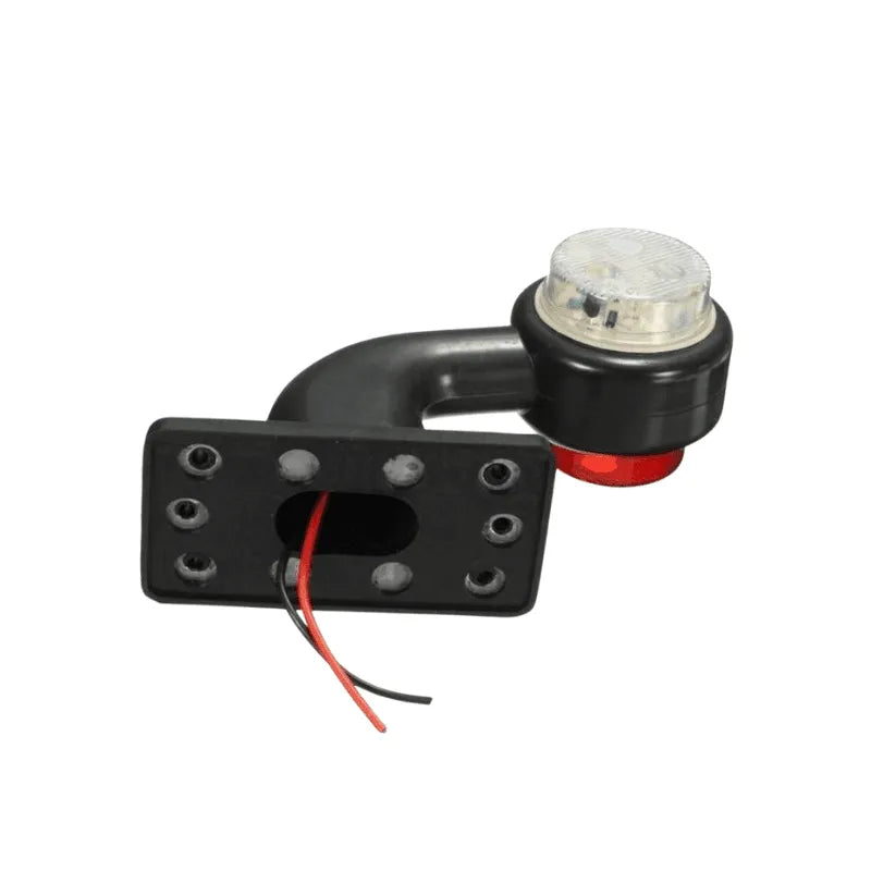 Set 2 lampi led gabarit stg dr 12v 24v cornite cu brat curbat