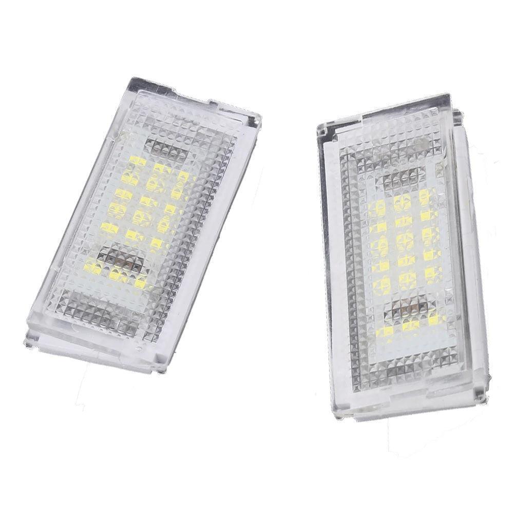 Set 2 lampi numar cu LED Canbus alb-rece 6000K pentru BMW E46