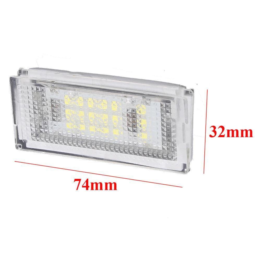 Set 2 lampi numar cu LED Canbus alb-rece 6000K pentru BMW E46