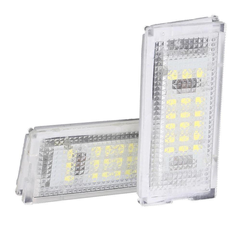 Set 2 lampi numar cu LED Canbus alb-rece 6000K pentru BMW E46